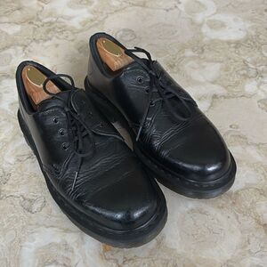 Dr. Martens  Black Noir Leather Anti Slip Safety Shoes Air Wair Comfort Unisex
